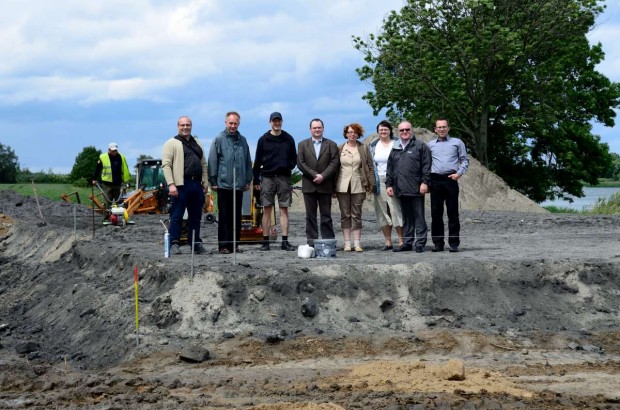 Our team on construction site