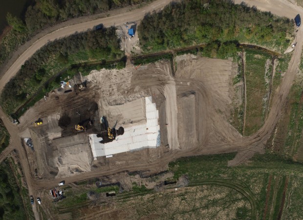 DredgDikes Quadrocopter Aerial Photo