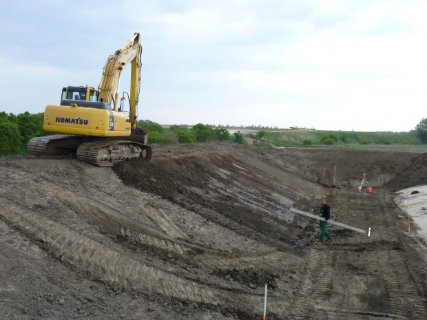 DredgDikes Test Dike Polder 2 Top Layer
